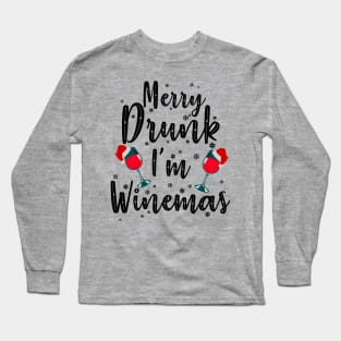 Merry Winemas! Long Sleeve T-Shirt